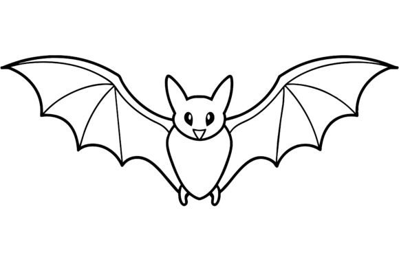 Bat Line Art: A Versatile Graphic Design Asset for Crafts and Local Business Branding