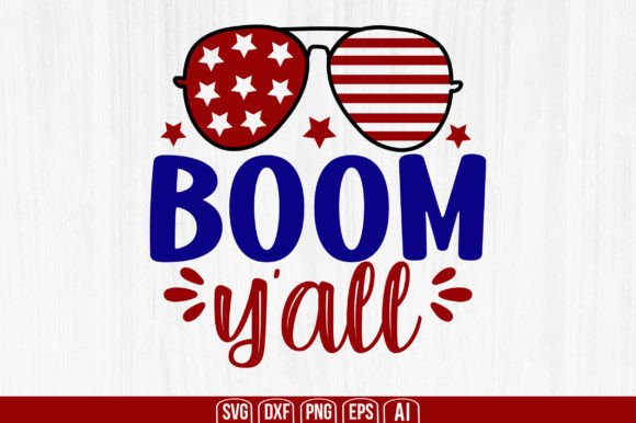 Boom Y All – A Vibrant Graphic Design Asset for Crafts and Website Publishing