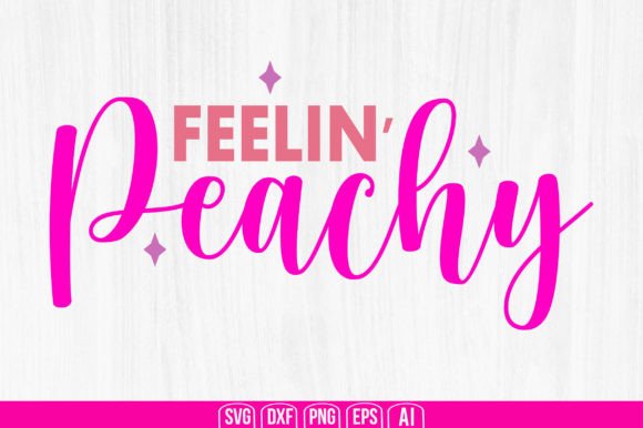 Feelin Peachy Graphic Design Asset Review for Crafts and Digital Sellers