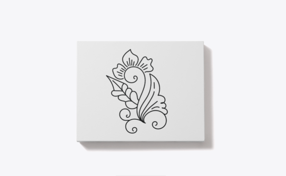 Flower Line Drawing Vector Art for Graphics and Freebies