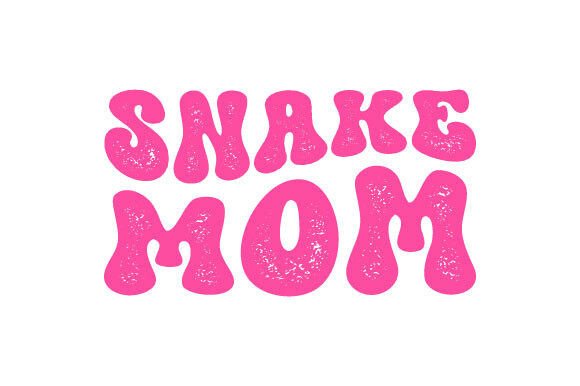 Free Retro Snake Mom SVG PNG Sublimation for Crafts and Graphics