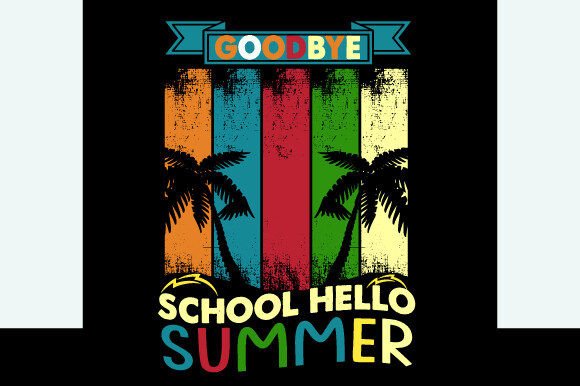 Goodbye School Hello Summer Graphics for Handmade Freebies