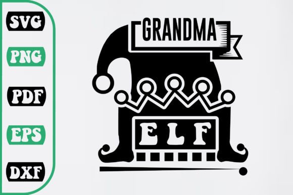 Grandma Elf SVG Design: A Versatile Craft Graphic for Content Creators