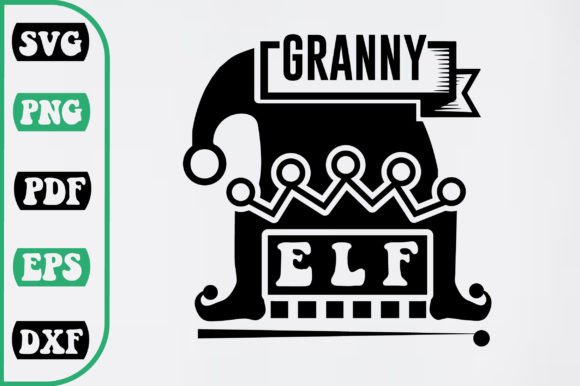 Granny Elf SVG Design for Crafts and Graphics: A Brand Designer’s Perspective