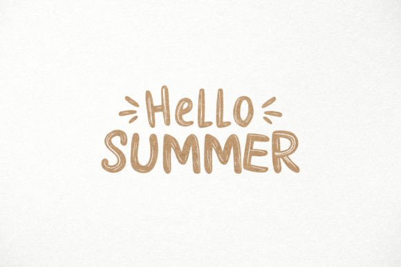 Hello Summer SVG: A Handwritten Embroidery Design Review