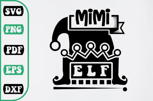 Mimi Elf SVG Design: A Versatile Graphic for Crafts and Seasonal Projects