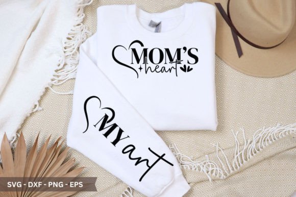 Mom's Heart Sleeve SVG: A Versatile Graphic Design Asset for Crafts and Marketing