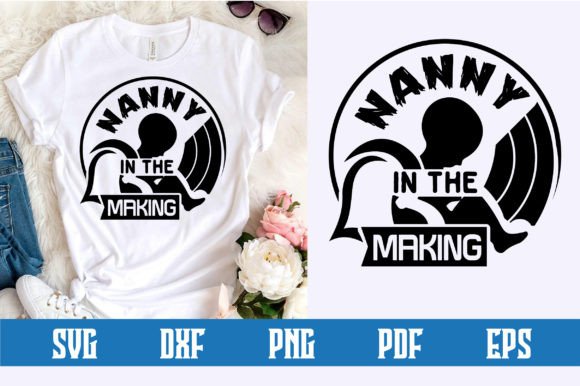 Nanny in the Making SVG Design – A Practical Graphic for Crafts and Commercial Use