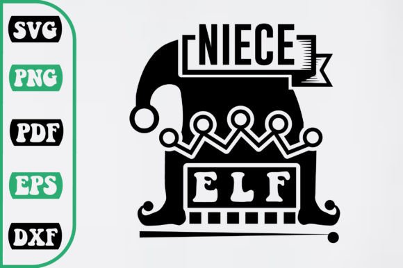 Niece Elf SVG Design – A Versatile Craft Asset for Creative Projects
