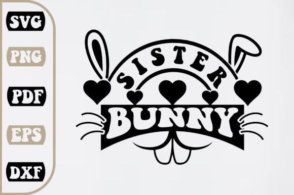 Sister Bunny SVG Design: A Versatile Embroidery Asset for Crafters