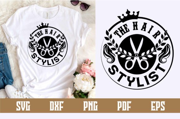 The Hair Stylist SVG Design: A Versatile Asset for Crafts and Graphics