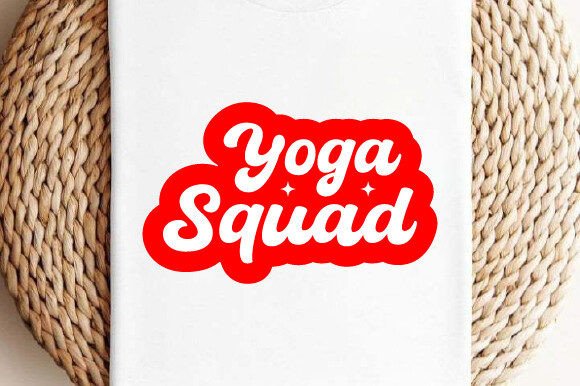 Yoga Squad SVG PNG: A Versatile Graphic Design Asset for Crafts and Local Businesses